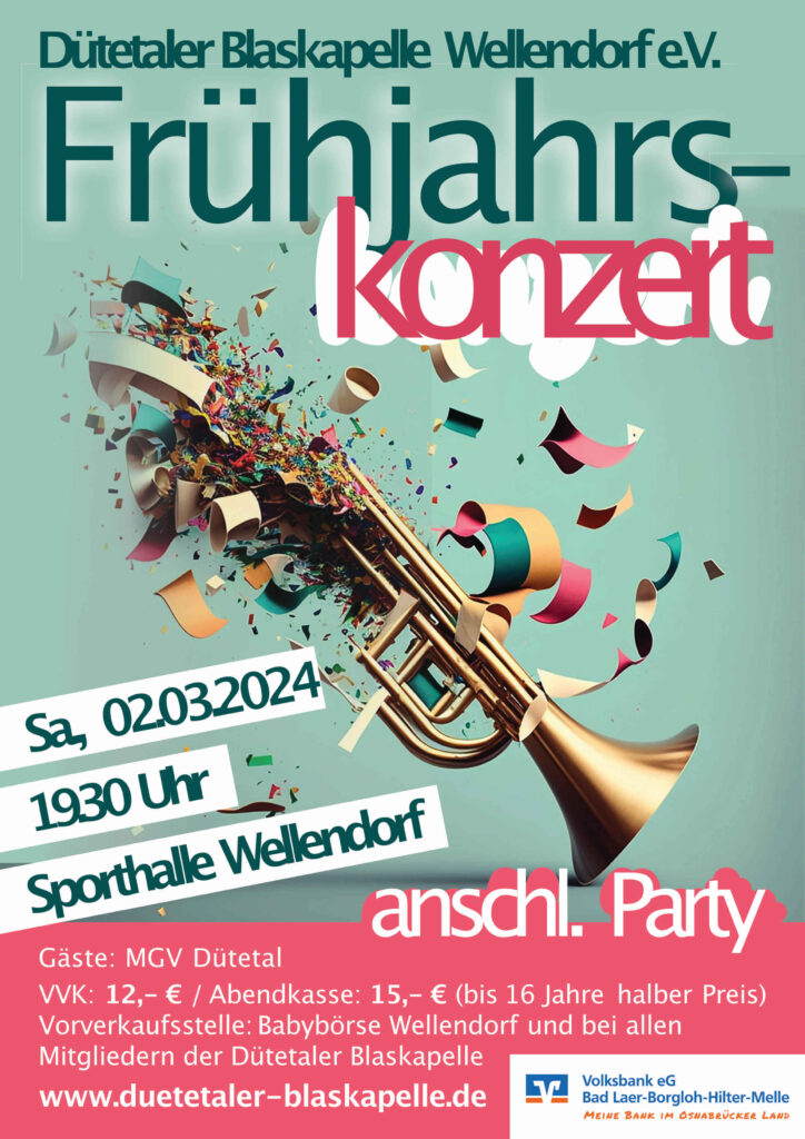 Frühjahrskonzert Flyer